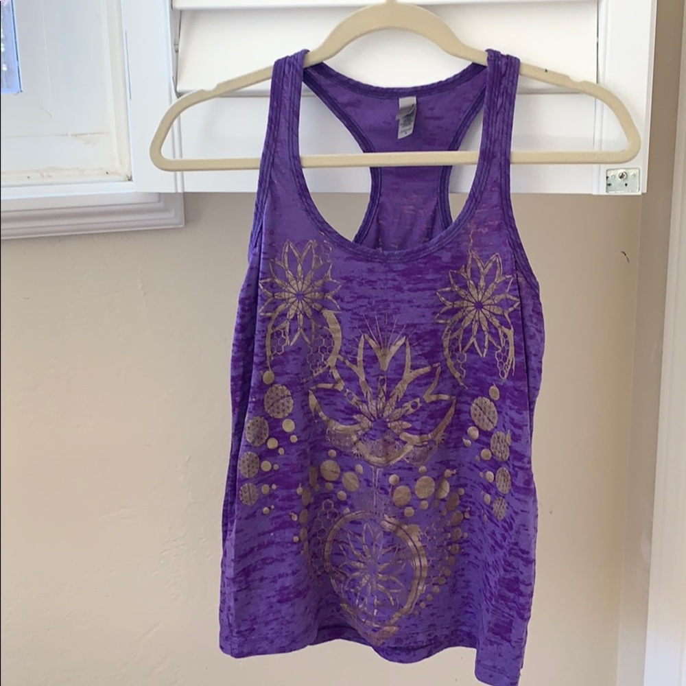 Purple halter top